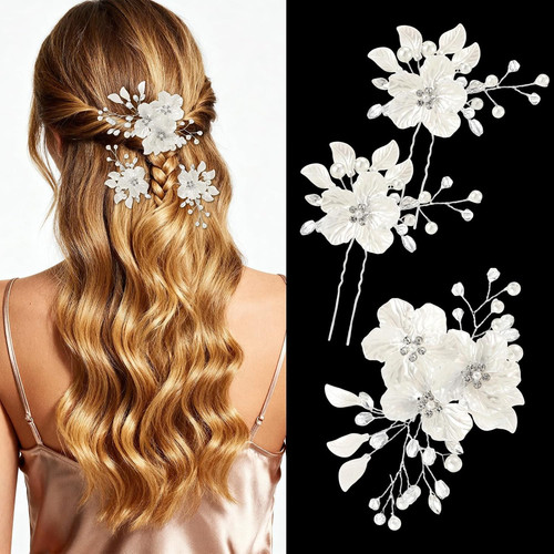 Stück haarschmuck hochzeit - haarschmuck,