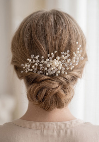 Edler braut haarkamm mit - braut-haarkamm,