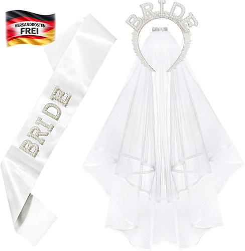 Braut accessoires set schärpe - braut,