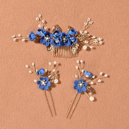 Hochzeit haarkamm mit blumen - haarkamm, 2