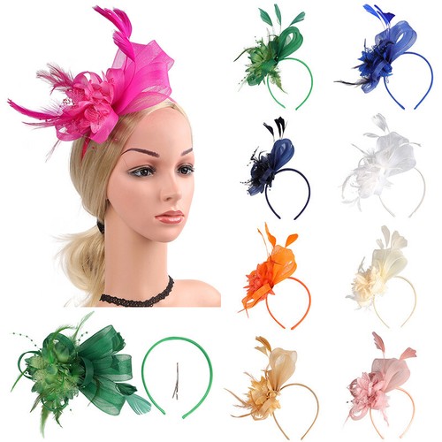 Damen feder fascinator - feder,