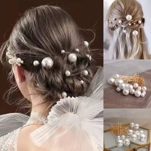 Perlen braut haarschmuck - perlen, in